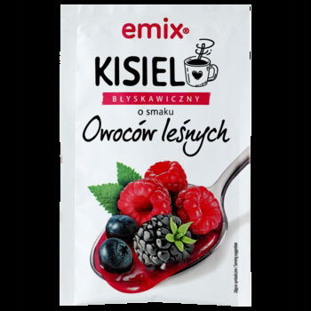 30 x 30 g Emix kysnuté lesné ovocie Karton