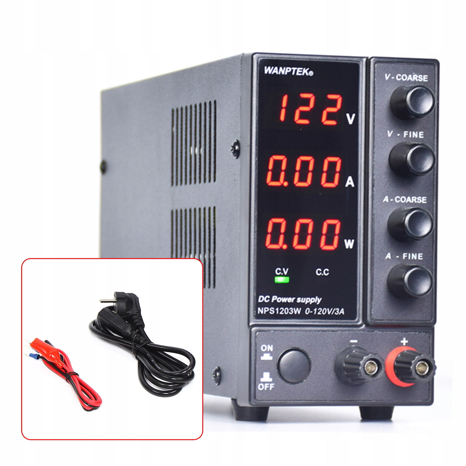 360W DC NPS1203W 0-120V 0-3A Led 3-miestny mini napájací zdroj 220V