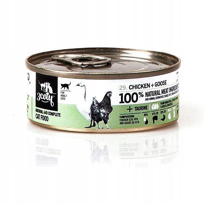 3Coty Chicken Goose pre Adult cats 80 g