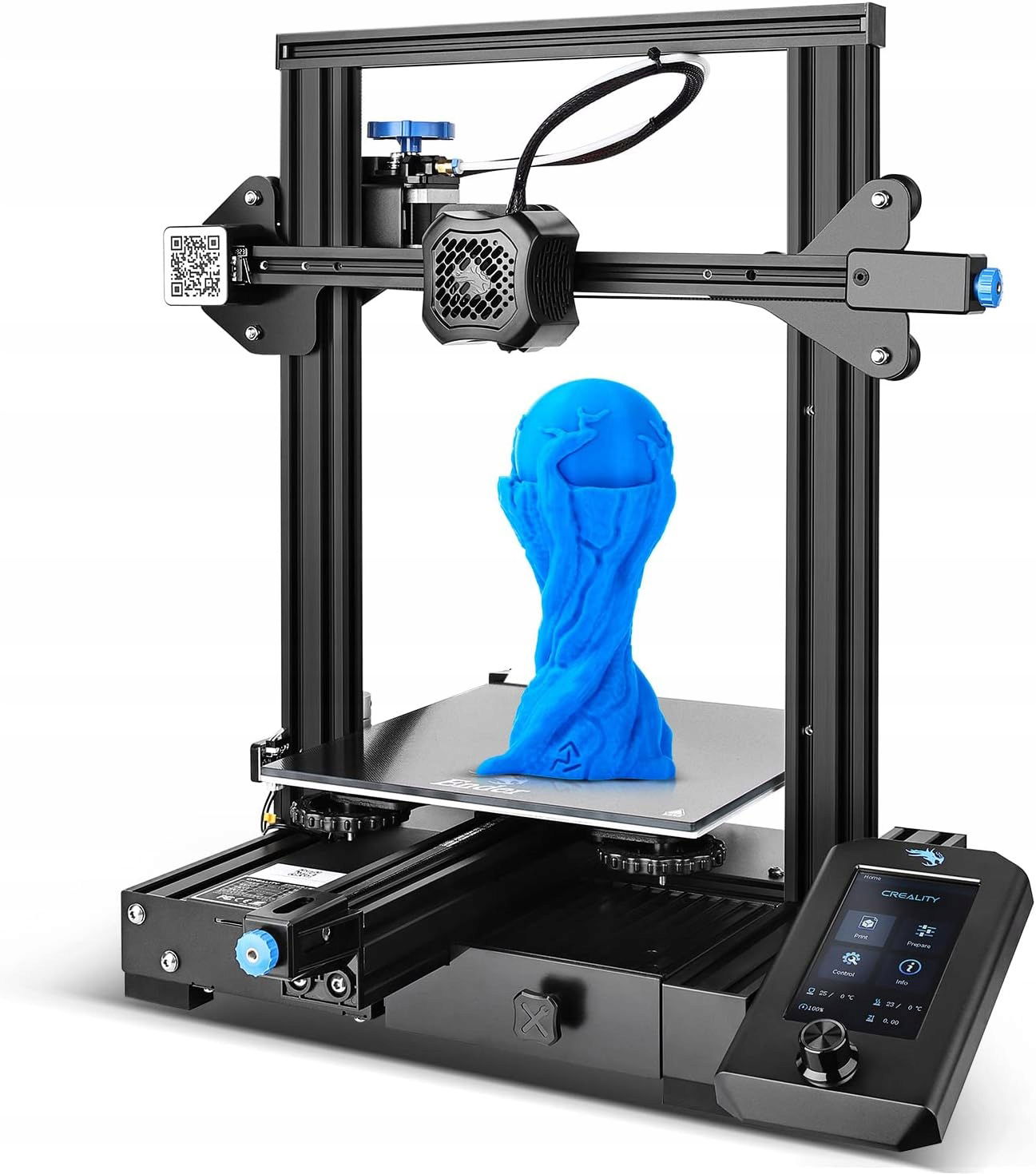 3D Tlačiareň Creality Ender 3 V2 220x220x250 mm Fdm Diy LCD