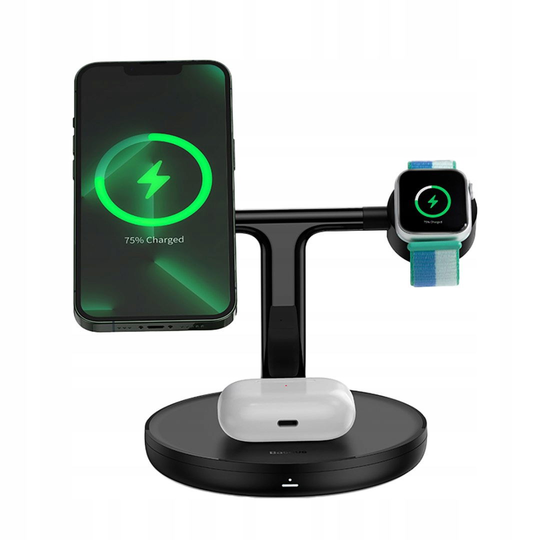 3v1 stojan nabíjačka pre iPhone Apple Watch AirPods Usb-c kábel