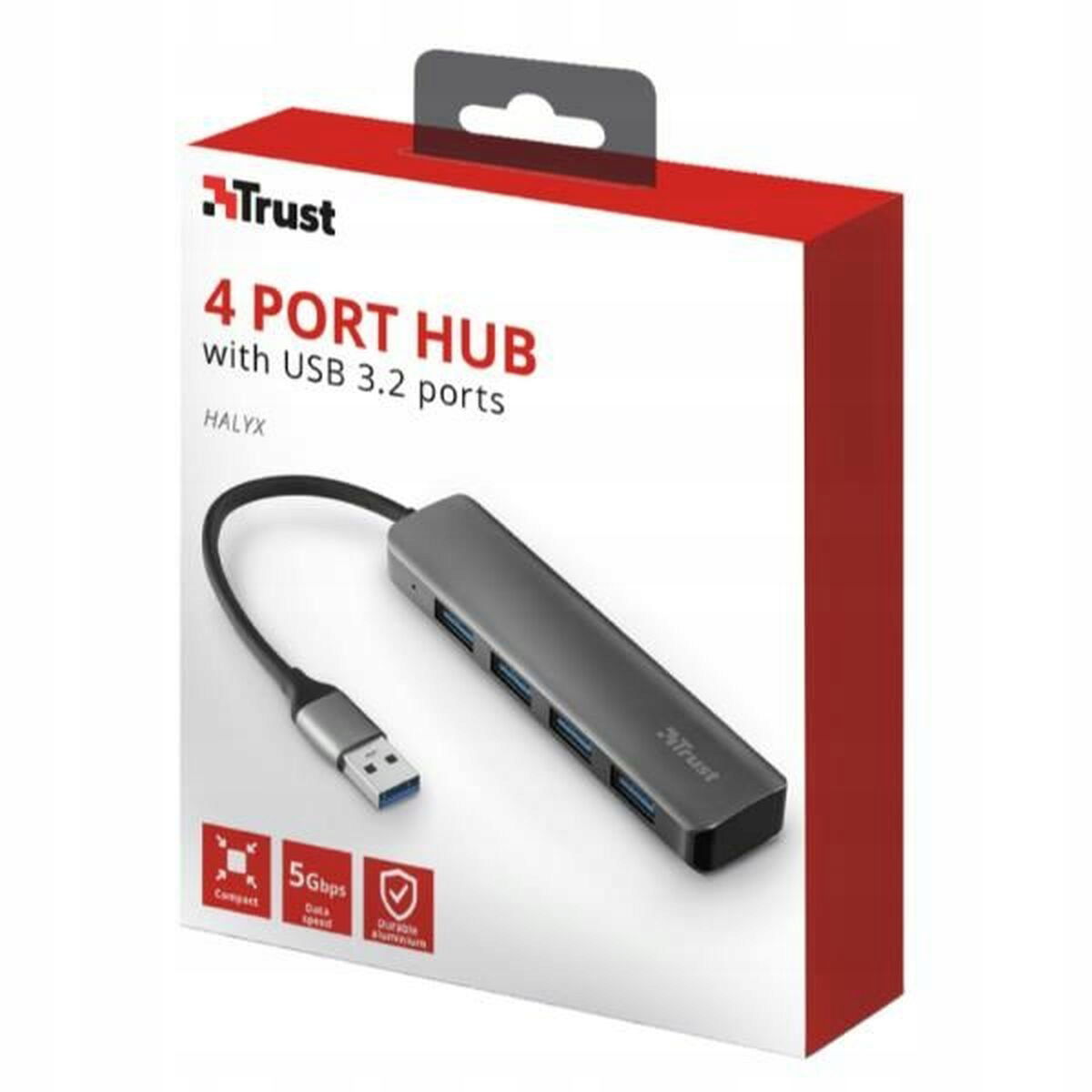 4-portový Usb Hub Trust 23327