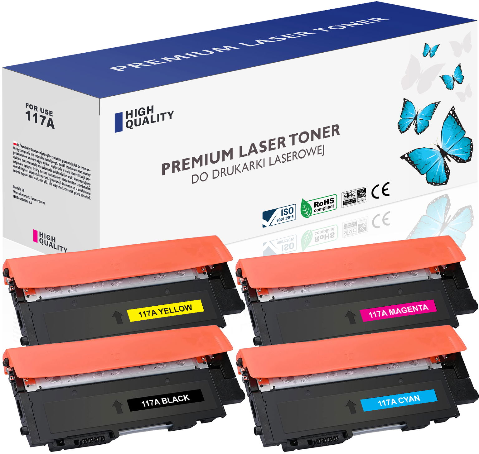 4 x Toner W2070A Pre Hp Laser 150 MFP178 S Čipom