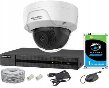 4Mpx monitorovacia sada, disk 1TB Hikvision