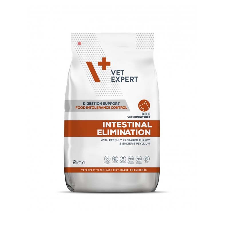 4T VetExpert Diet Dog Intestinal Elimination 2kg (Diéta pre psov s tráviacimi problémami)