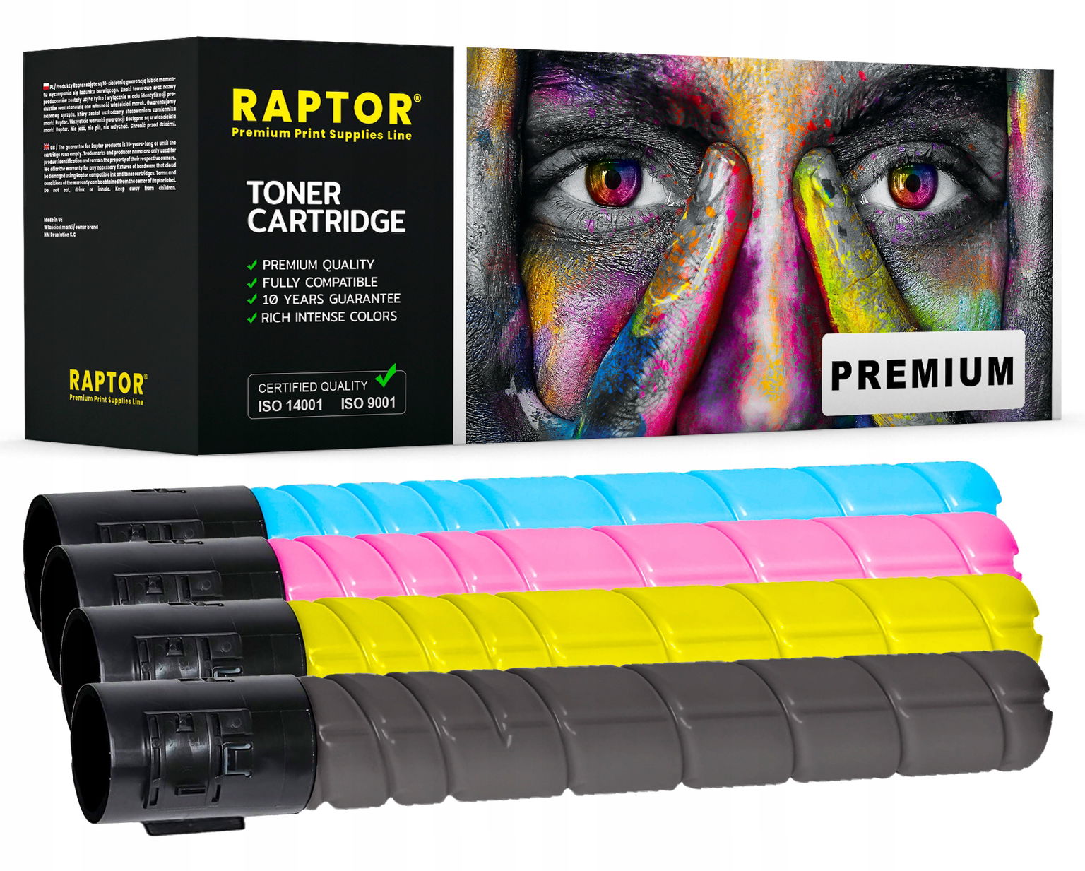4x Toner Do Ricoh Mp C2011SP C2503SP C2503ZSP