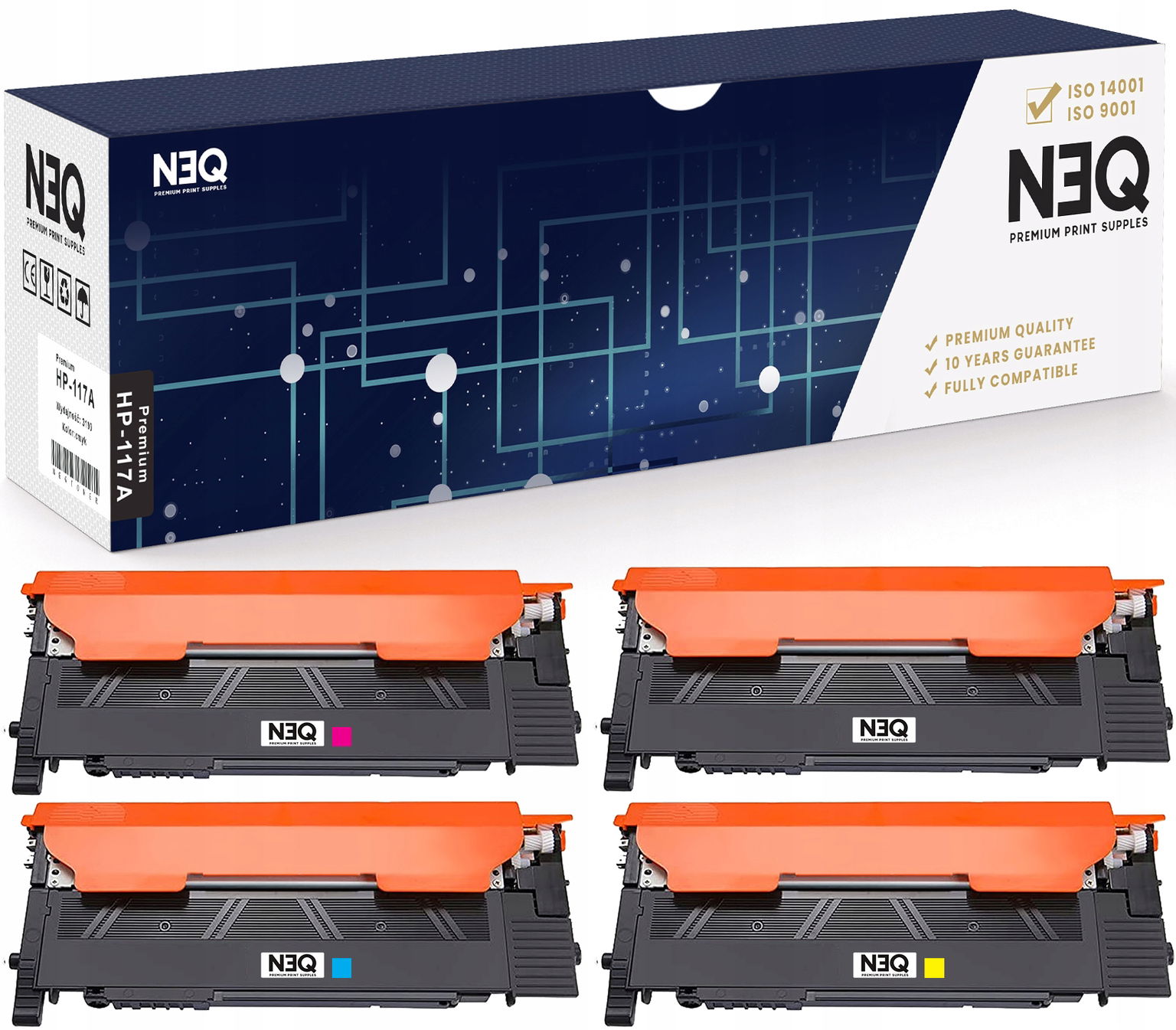 4x Toner pre Hp 150a 150nw 178nw 179fnw 117A