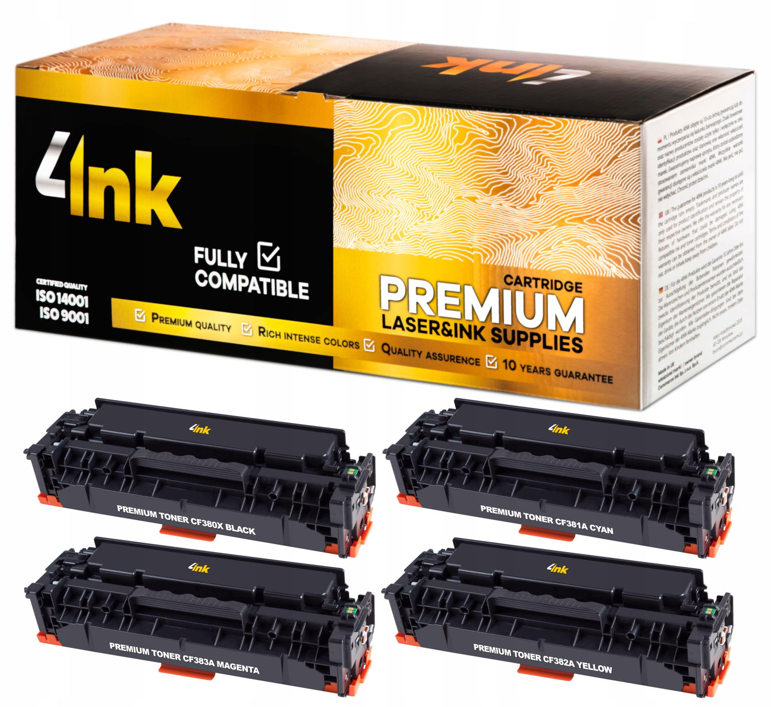 4x Toner Pre Hp 312A M476 M476dn M476dw M476nw