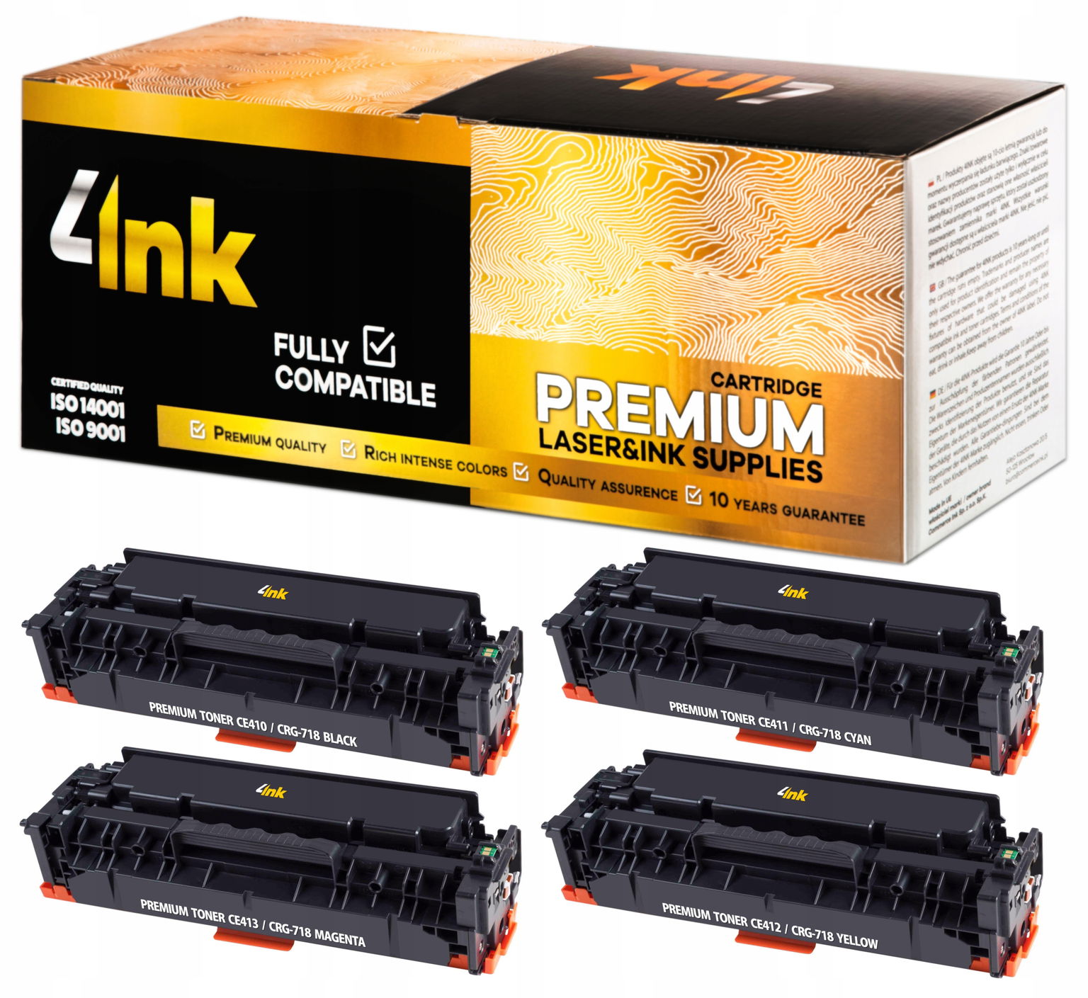 4x XL Toner Do Tlačiarne Hp Laserjet M351a M451dn Mfp M375nw