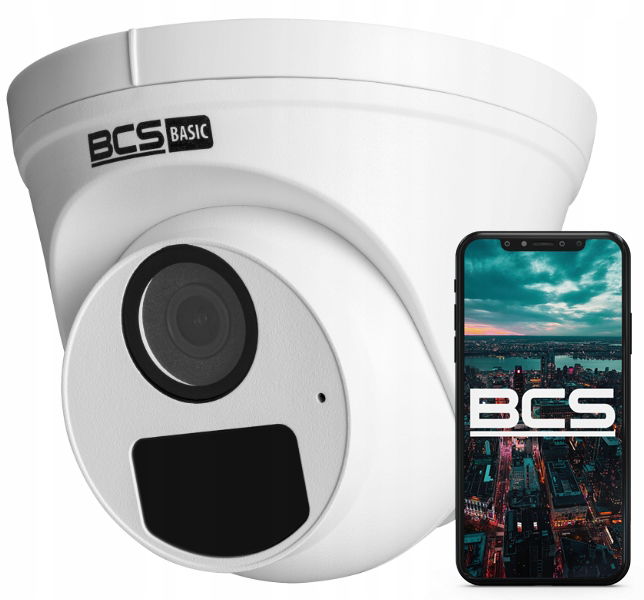 5MPx vonkajšia Ip kamera Bcs Basic BCS-B-EIP15FR3(2.0) PoE s mikrofónom