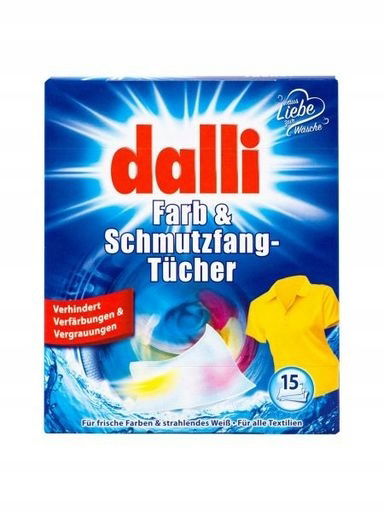 6 x Dalli Utierky na pranie zachytávajúce farby a špinu 15 ks,