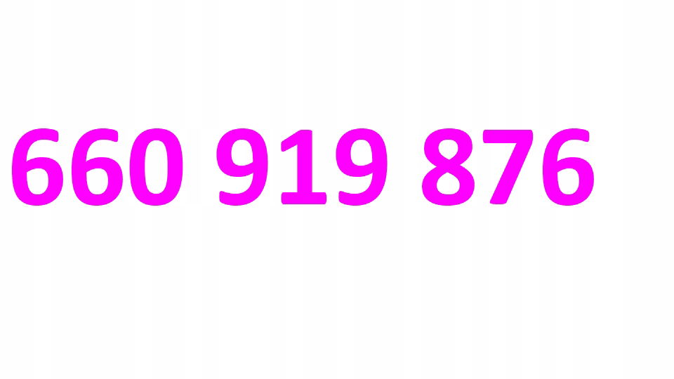 660 919 876 Zlatá Číslo V T-Mobile