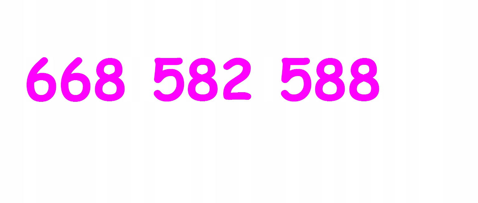668 582 588 Zlatá Číslo V T-Mobile