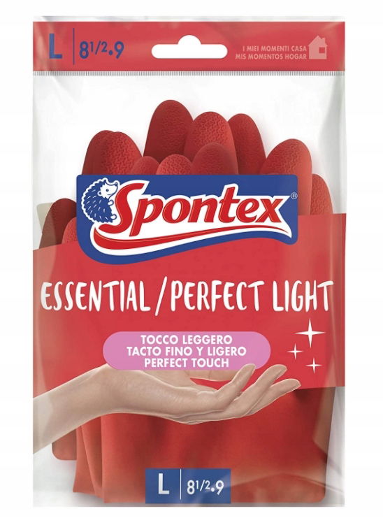 6X Spontex, Domáce rukavice, veľkosť L, 2 páry