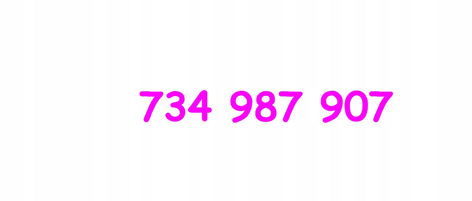 734 987 907 Zlaté Číslo v T-Mobile