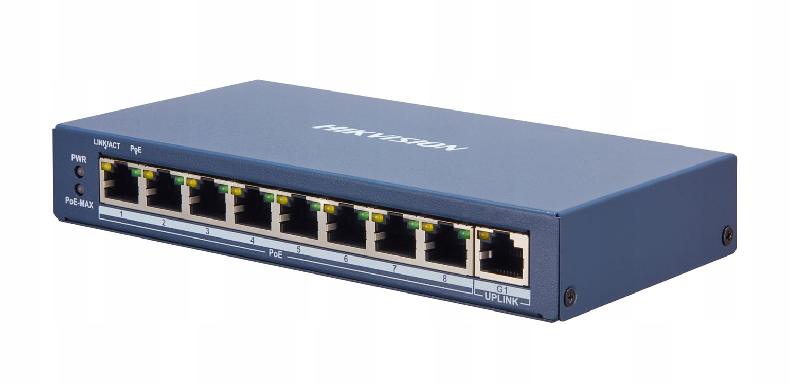 9-portový prepínač PoE DS-3E1309P-EI Hikvision