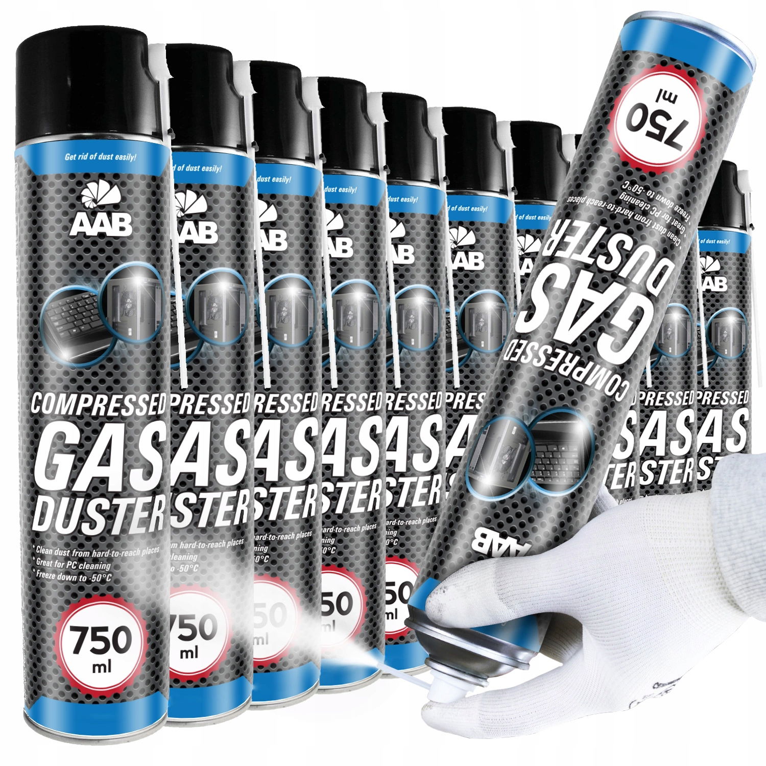 Aab Cooling Mraznička V Spreji Do -50*C 10 x 750 ml