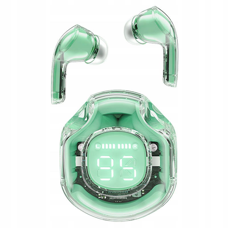 Acefast T8 bezdrôtové slúchadlá Bluetooth Tws, mätové