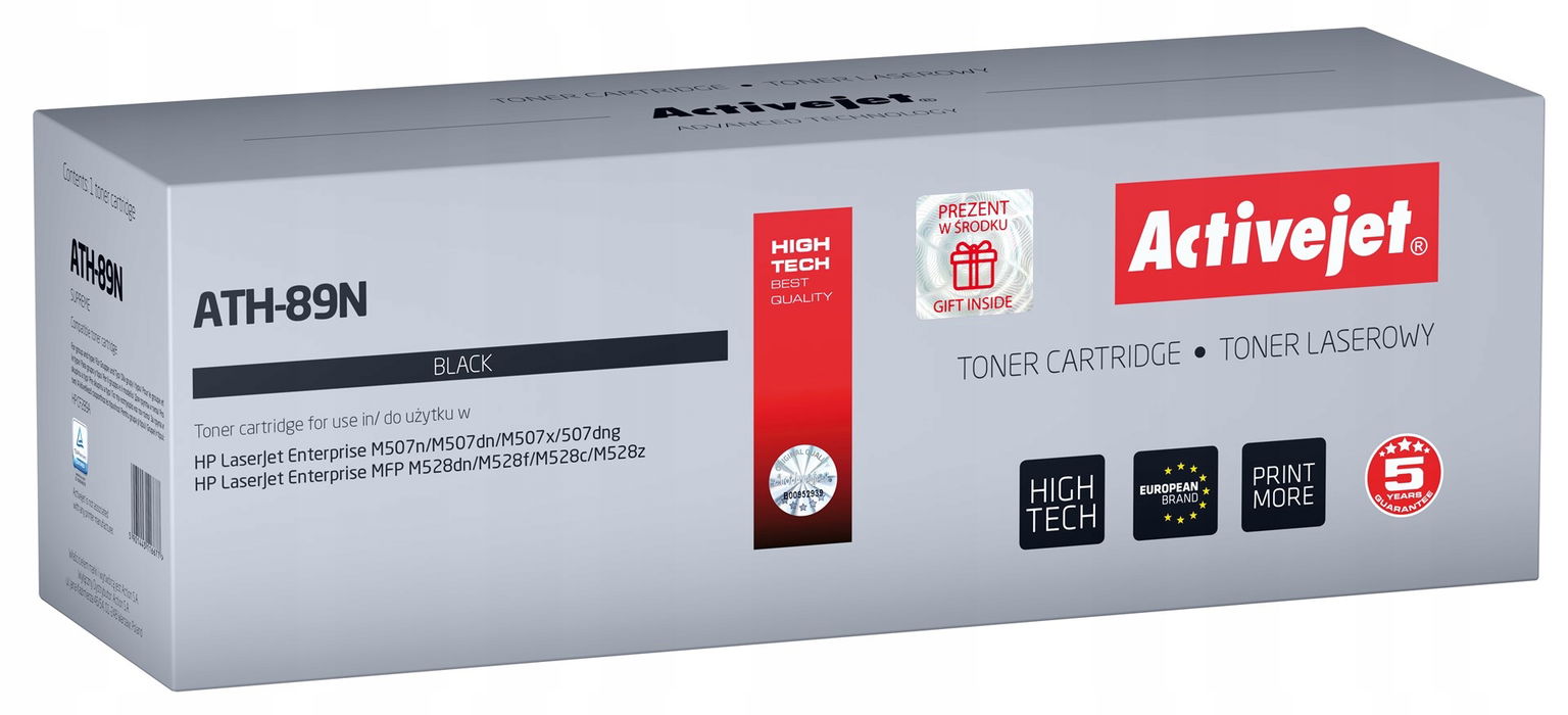 Activejet ATH-89N Toner (náhrada Hp CF289A Hp 89A HP89A; Supreme; 5000 st