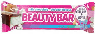 Activlab Beauty Bar 50g Mliečna Čokoláda Kokos