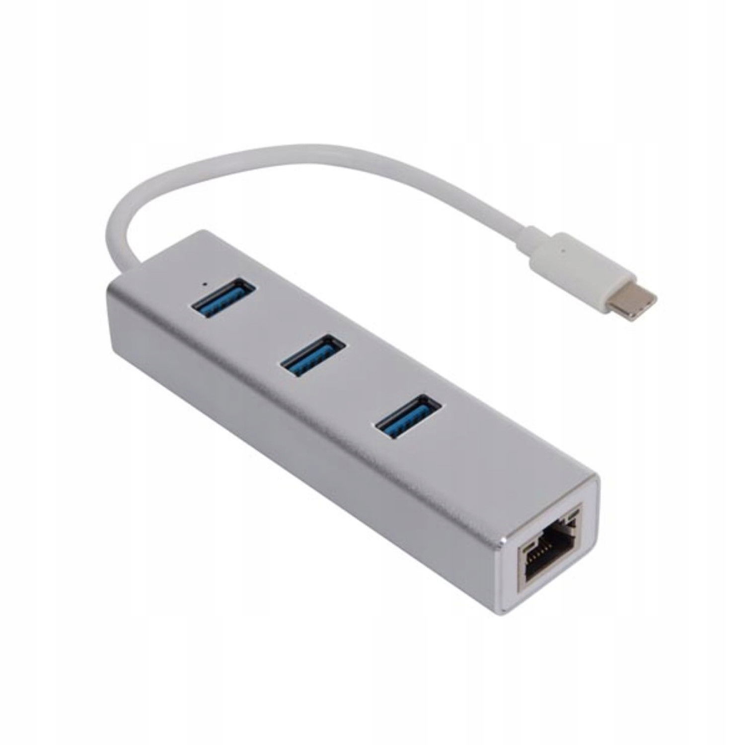 Adaptér Usb-c na gigabitový sieťový hub 3 porty Usb 3.0 Am