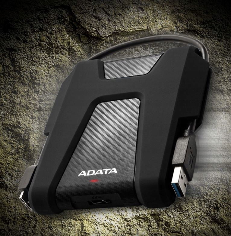 Adata HD680 Prenosný pevný disk 1 Tb Usb 3.1 Čierny