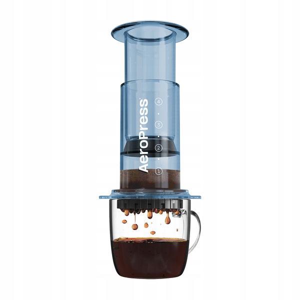 AeroPress Clear Modrý Kávovar