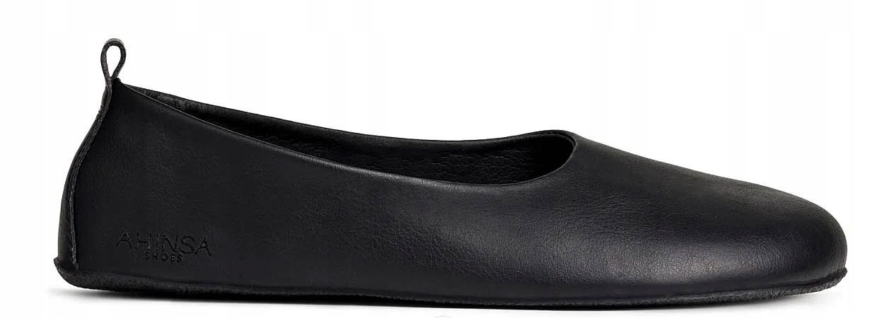Ahinsa Shoes Elegantné topánky Čierne