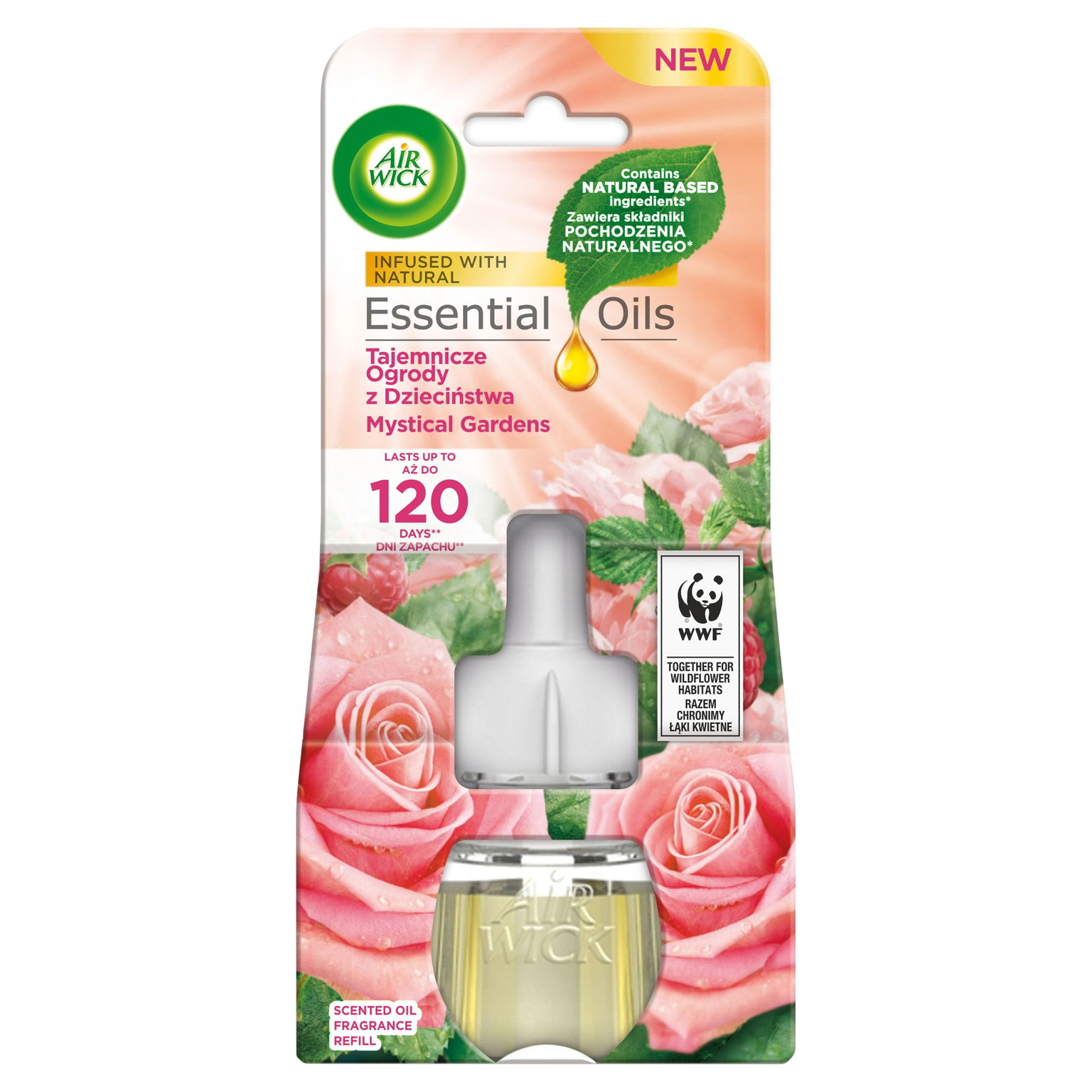 Airwick 19 ML Šumivý Olej Na Rosu A Malinu