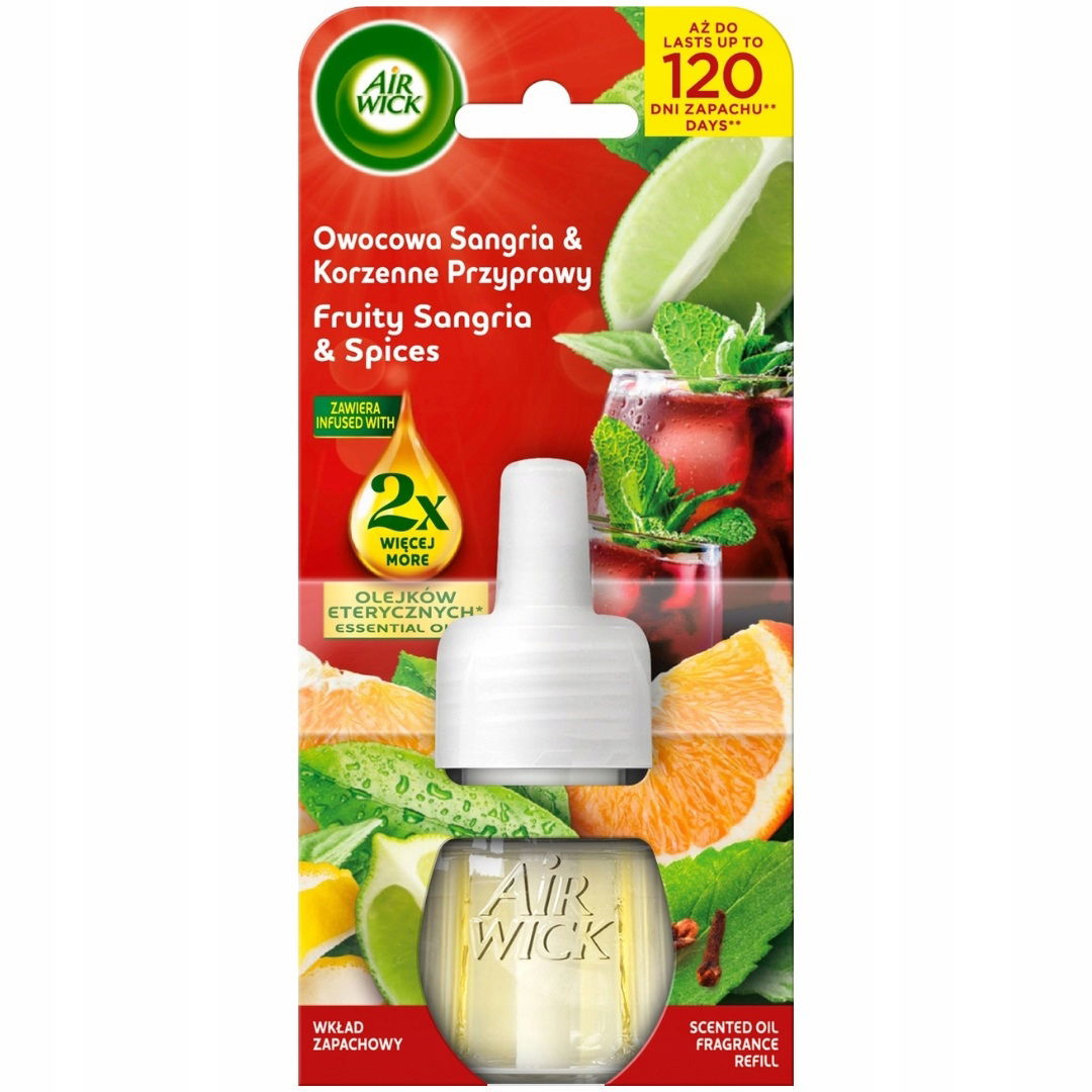 Airwick Elektrická náplň do osviežovača vzduchu Ovocná Sangria 19 ml