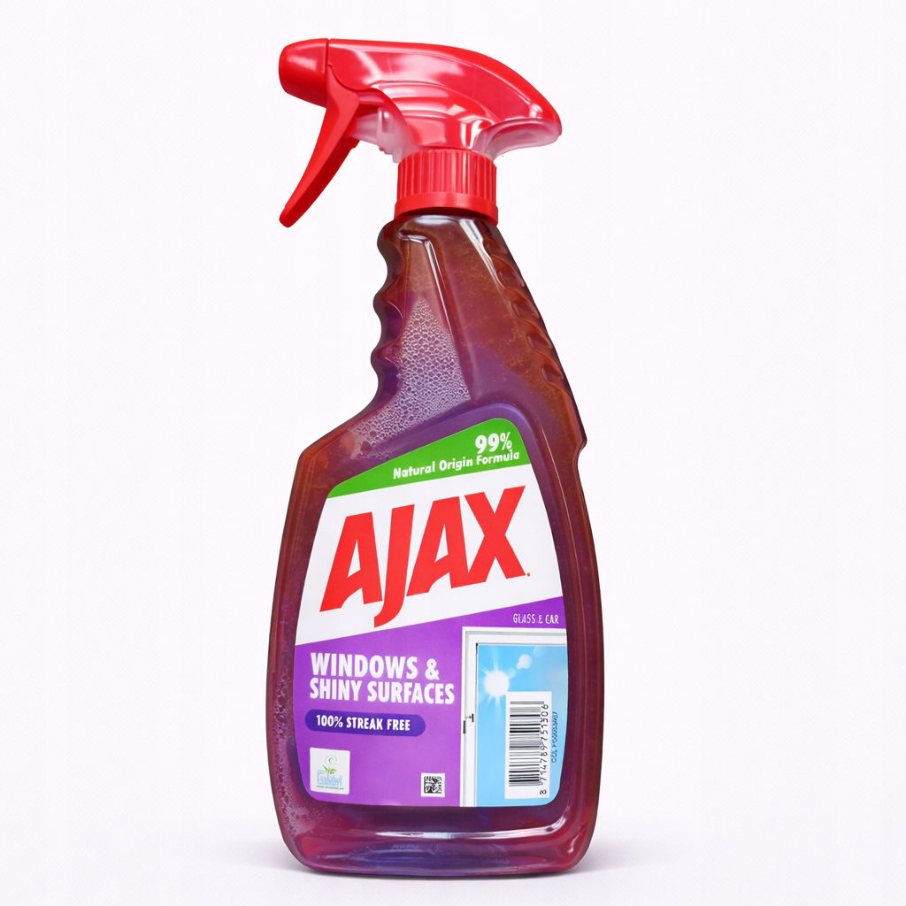Ajax Tekutý prostriedok na umývanie skiel Windows Shiny Surfaces 500 ml