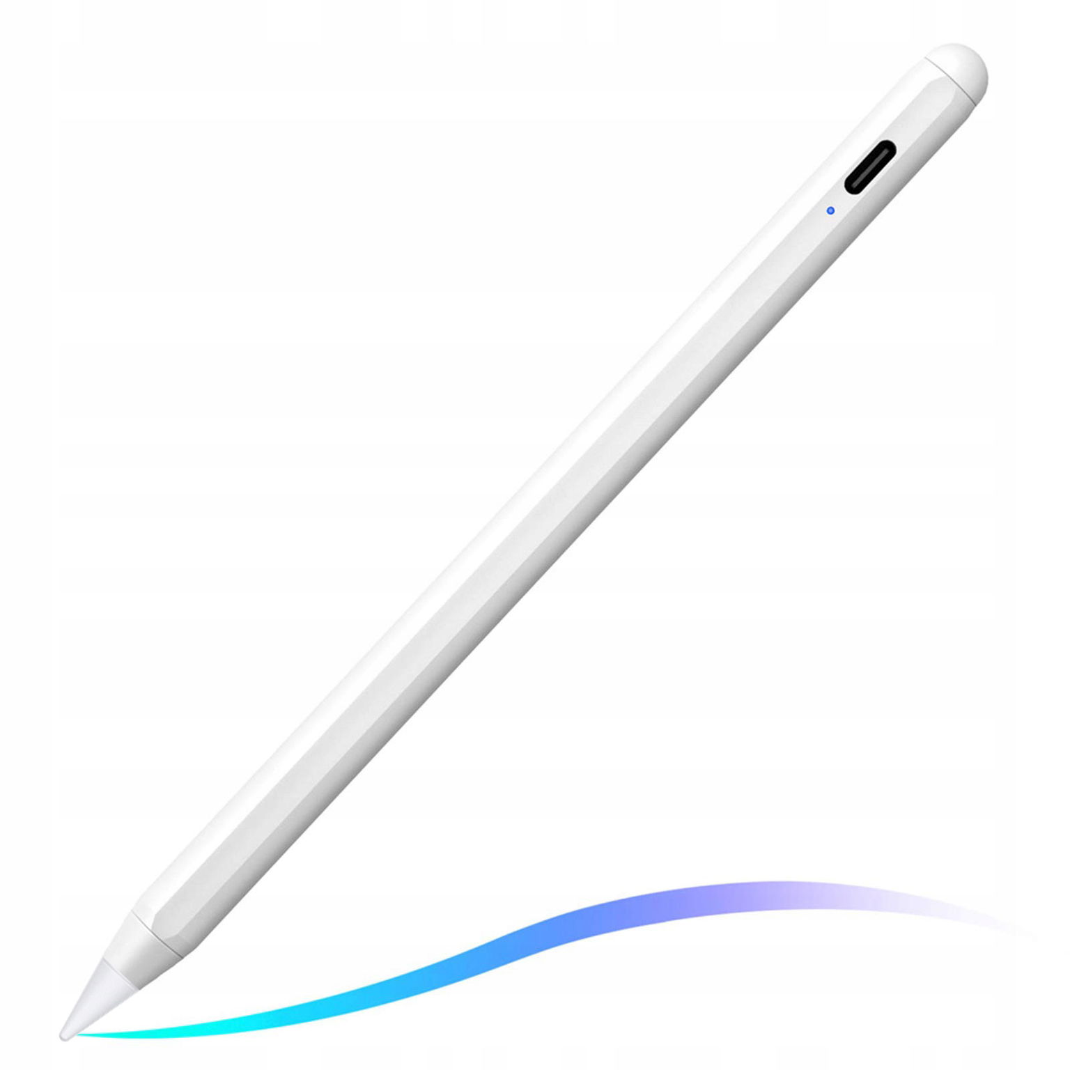 Aktívny Dotykové Pero pre iPad Air/Pro, Stylus generácie 2, Biely, Hliník