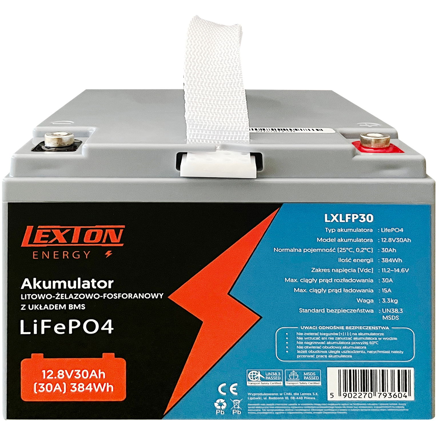 Akumulátor 12V 30AH LiFePO4 Bms Pre Loď Kampera Panel Fotovoltaika