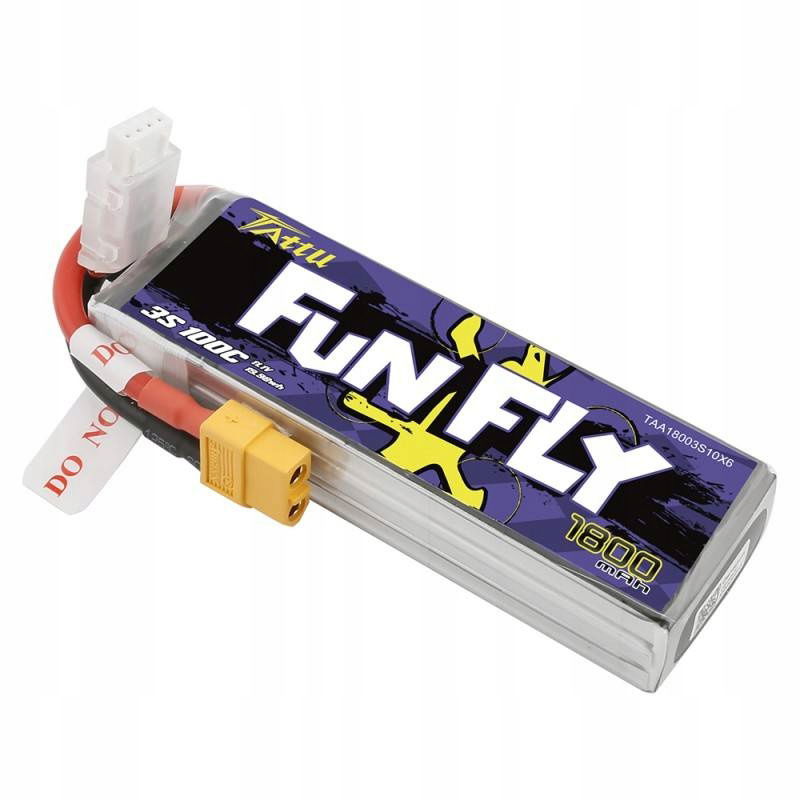 Akumulátor Tattu Funfly 1800 mAh 11,1V 100C 3S1P XT60