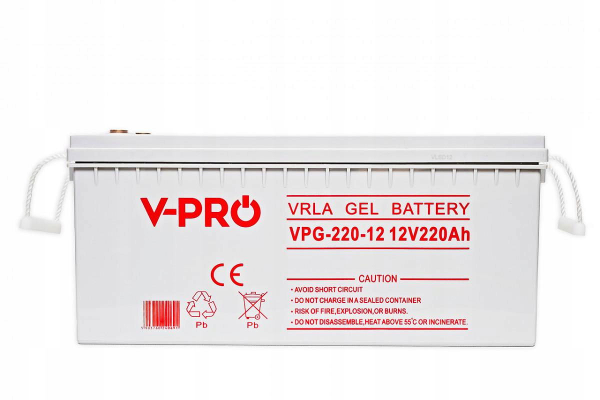 Akumulátor Volt Polska Gel Vpro Solar 12V 220Ah