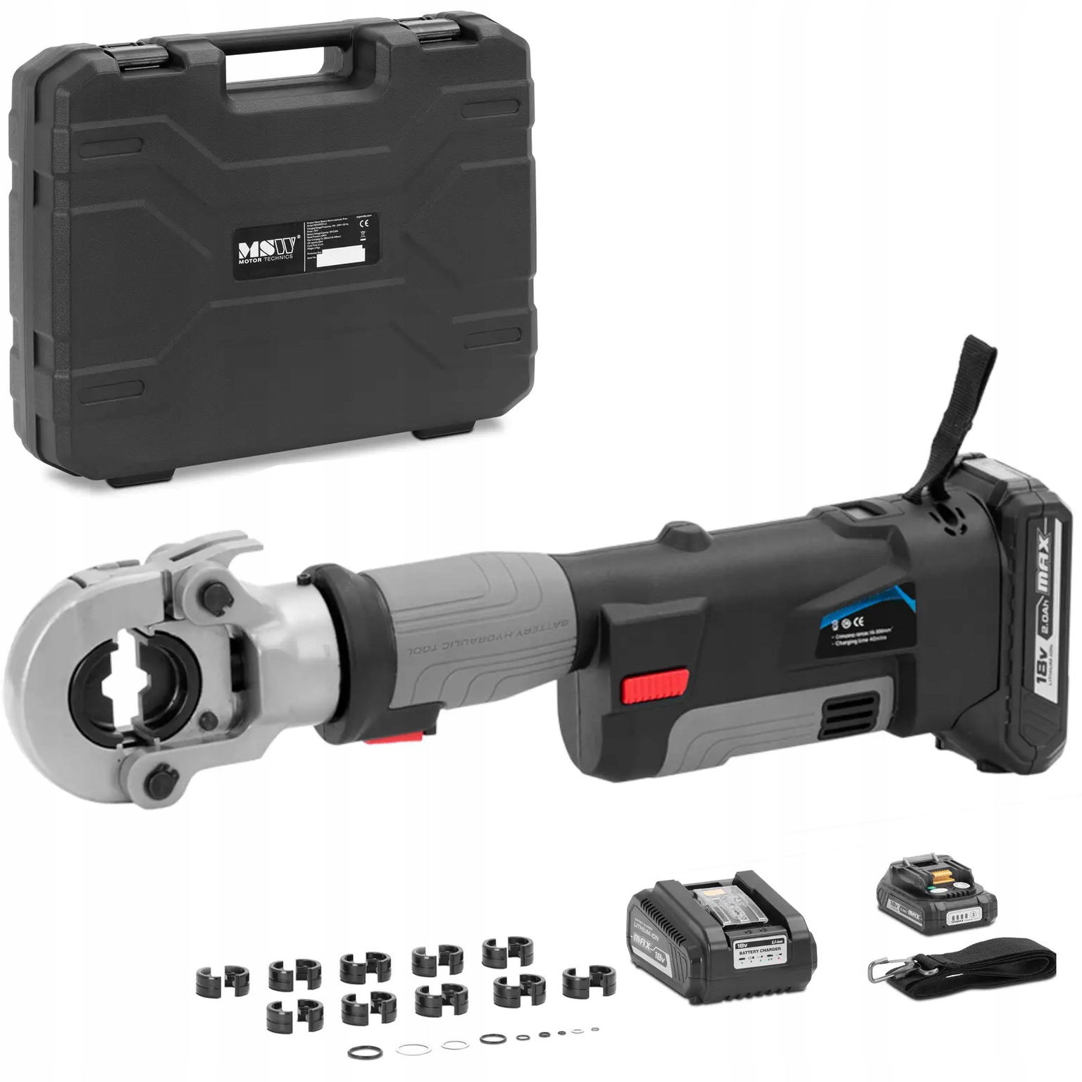 Akumulátorová Hydraulická Svorka Na Káble 16-300 MM2 60 Kn