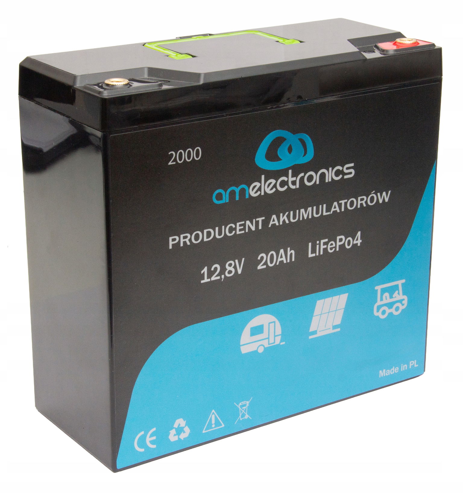 Akumulátorový balík 12,8V 20Ah (20000 mAh) LiFePo4 (2000)