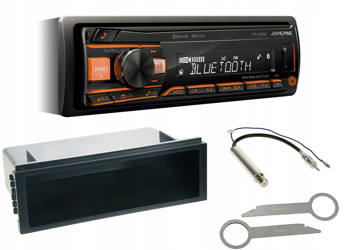 Alpine UTE-200BT Bluetooth Rádio Vw Passat B5