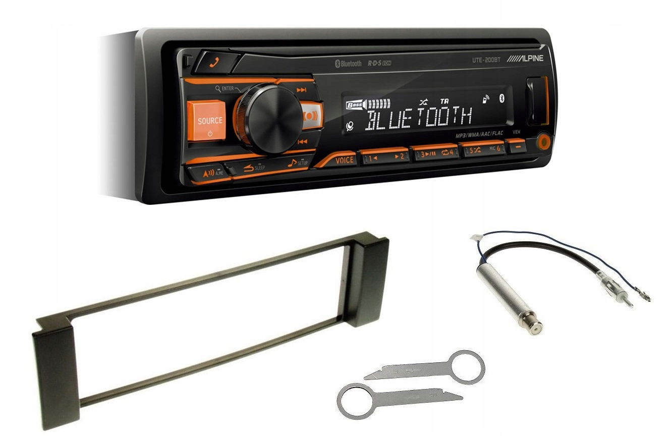 Alpine UTE-200BT Rádio Bluetooth Seat Leon 1