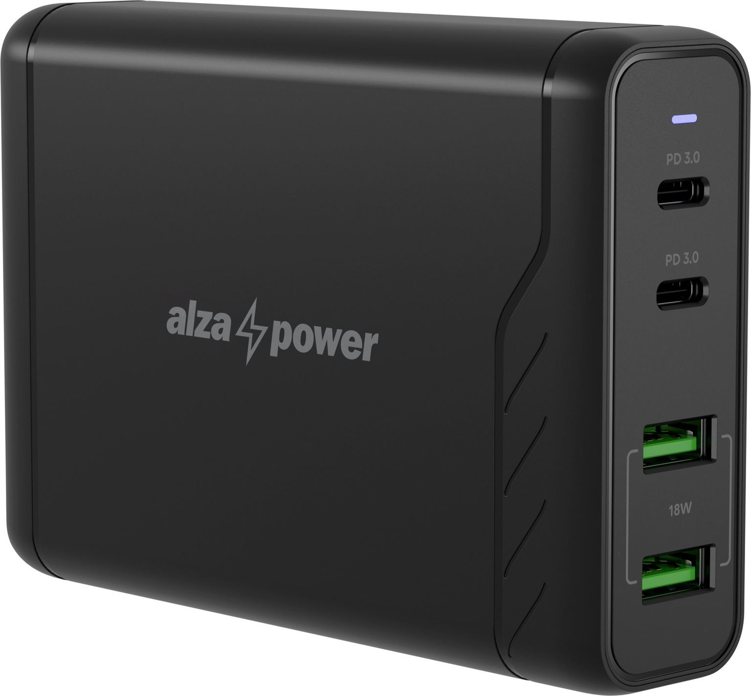 AlzaPower M300 Multi Charge Power Delivery 100W čierna