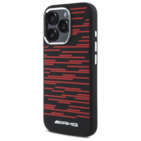 Amg AMHMP16X24SSRRK iPhone 16 Pro Max 6,9" tvrdý silikónový kryt čierny/čierny