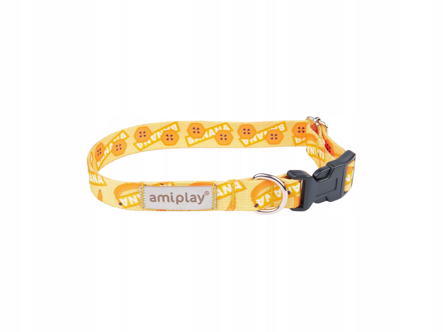 Amiplay Regulovateľný obojok BeHappy L Banana