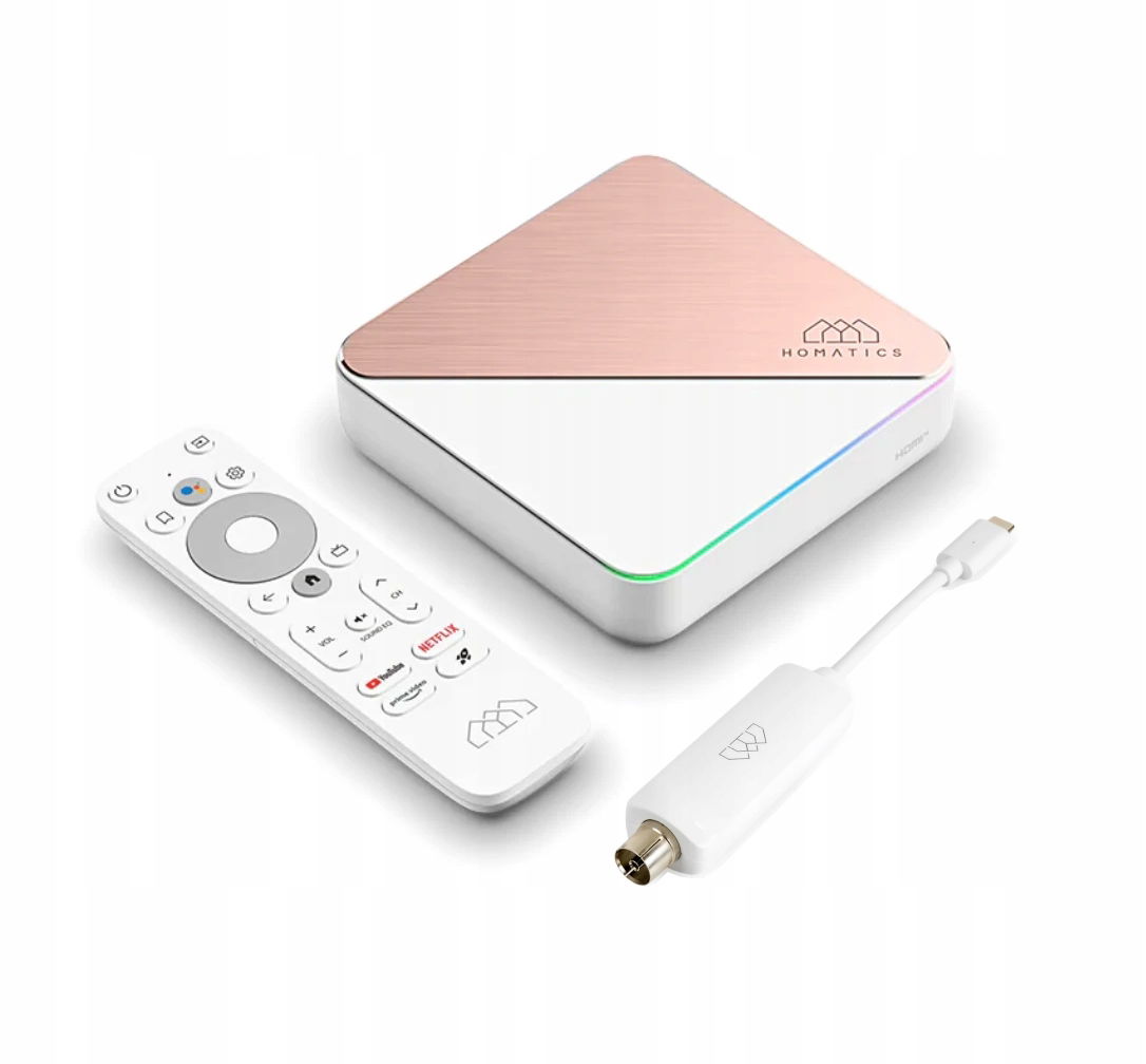 Android Tv Box Homatics Box R Plus tuner DVB-T2/C