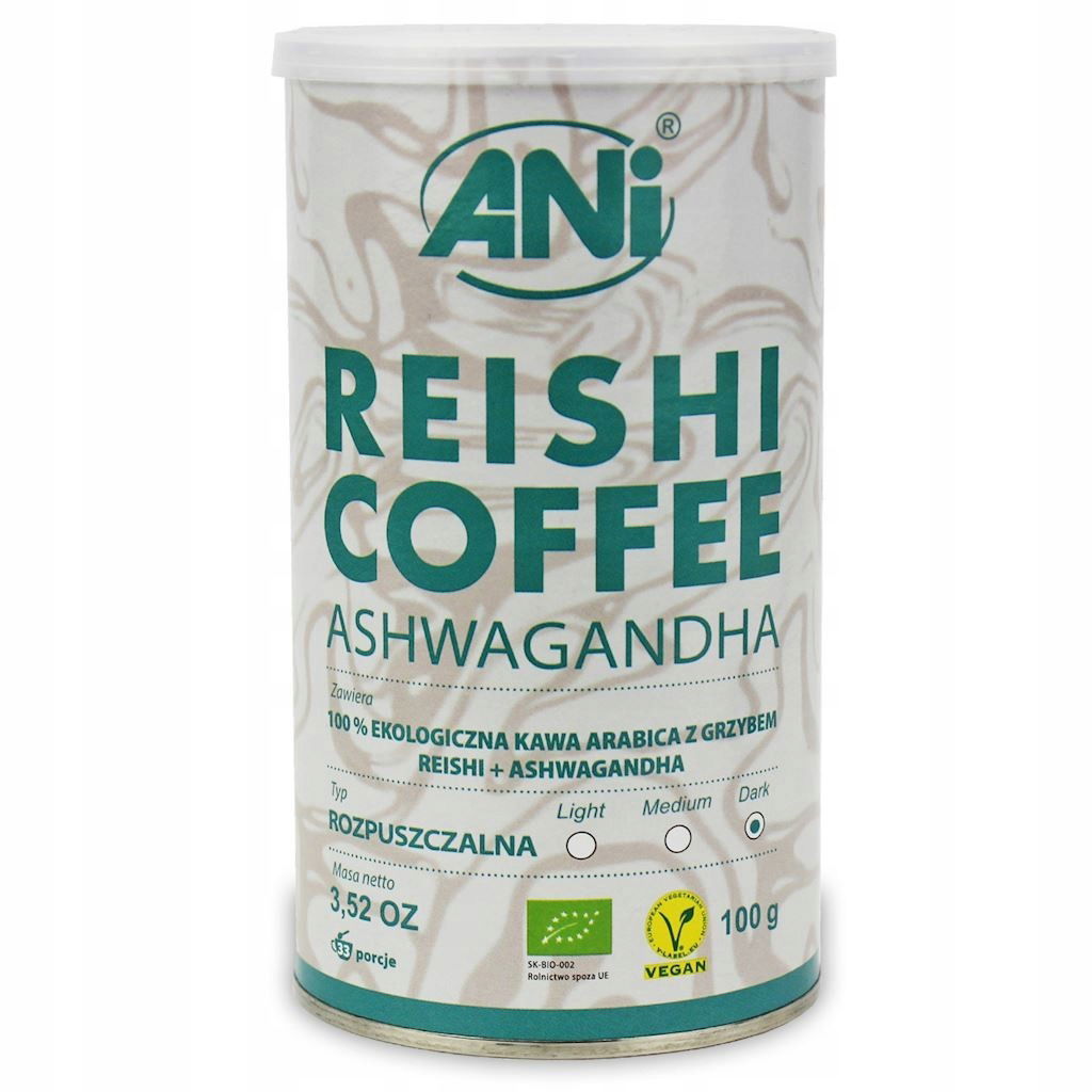 ANi Instantná káva s Reishi a Ashwagandou Bio 100 g