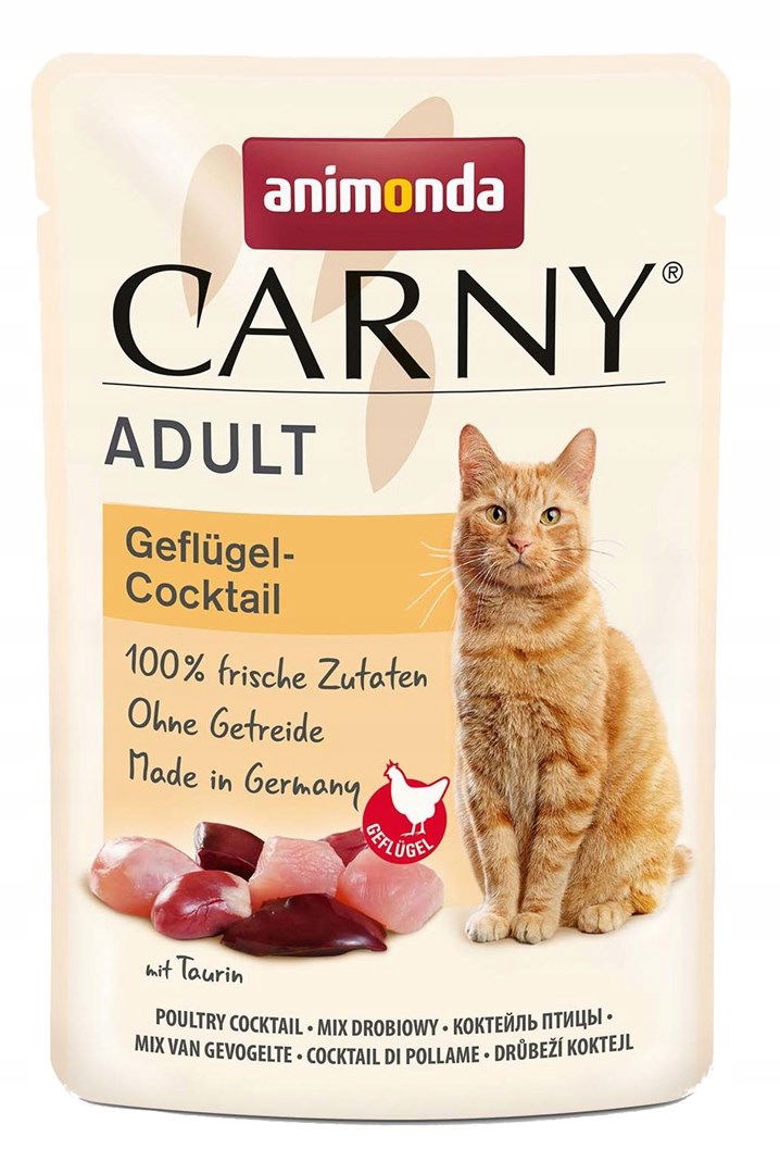 Animonda Carny Adult Vrecko Hydinový Kokteil 85g
