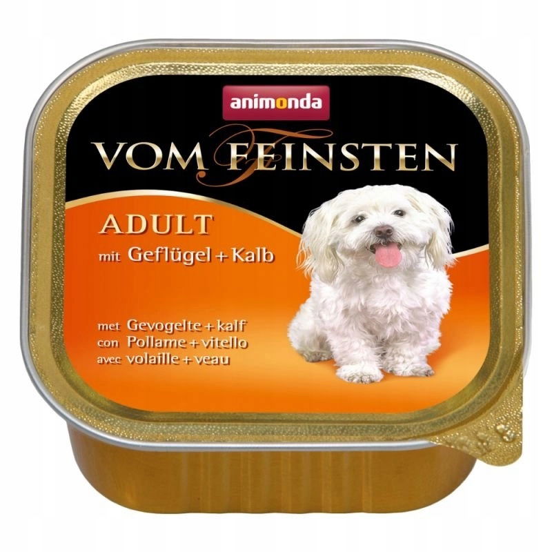 Animonda Dog Vom Feinsten Adult Hydina a teľacie mäso 150 g
