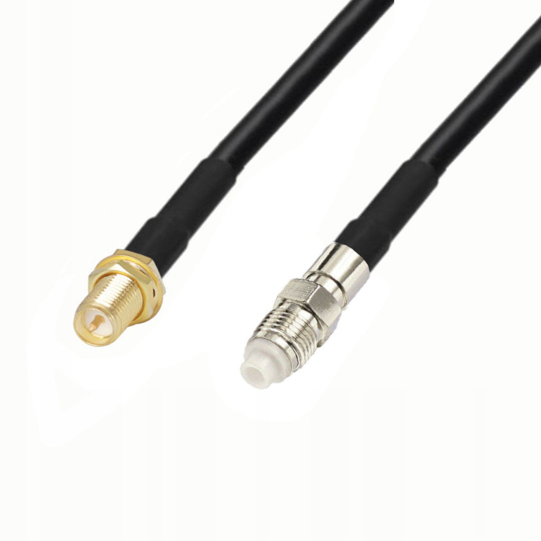 Anténny kábel Fme gn Sma Rp gn LMR240 15 m