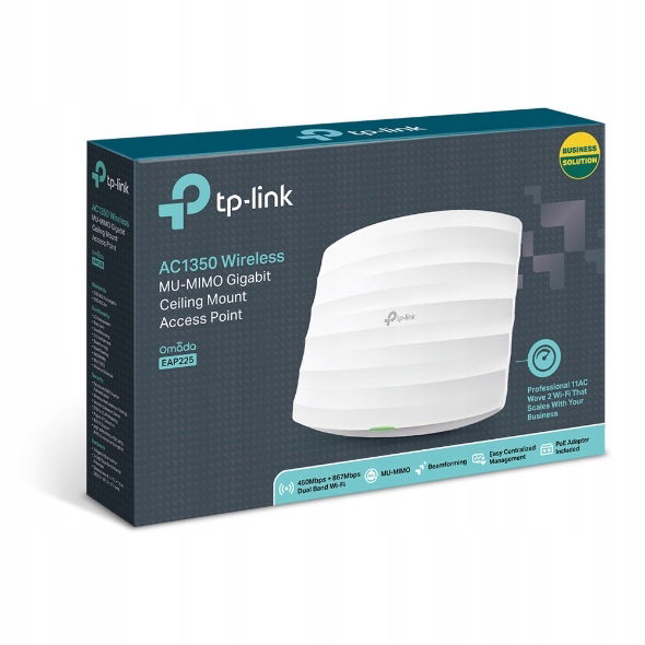 Ap Tp-link EAP225 2,4 5 GHz gigabit 1200Mb AC1350