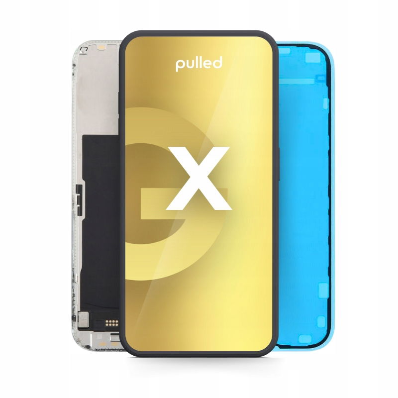 Apple iPhone X LCD displej Touchscreen Pulled Black