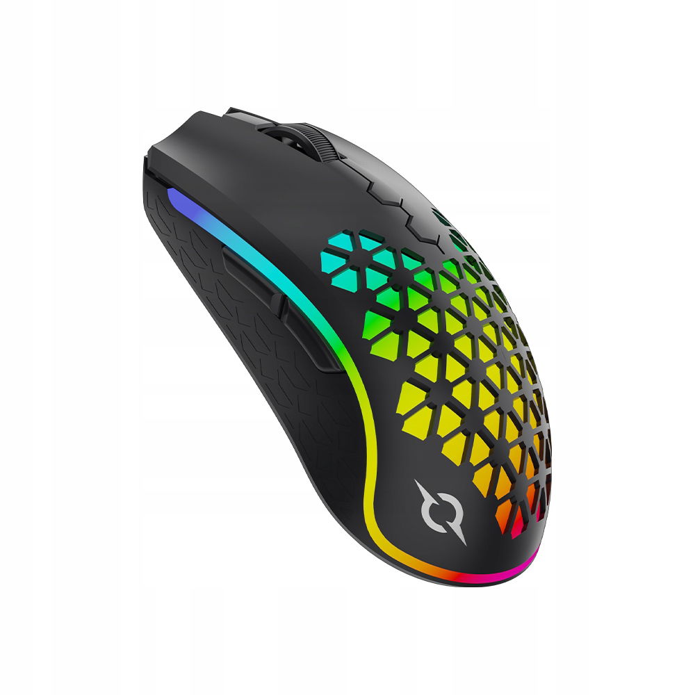 Aqirys Myš Dual Mode: Wirelles+Wired Polaris čierna